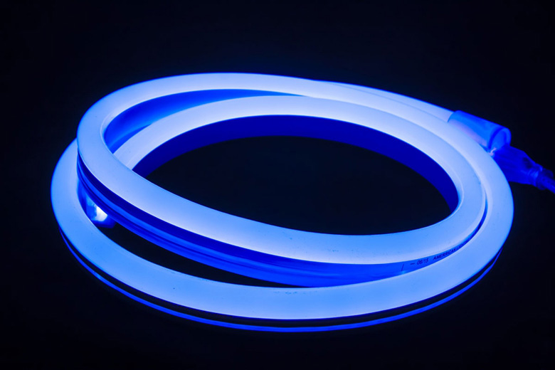 LED neon pásek modrý