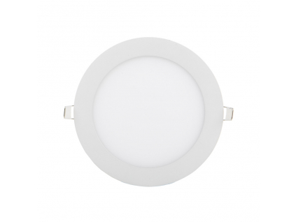 Stmívatelný bílý kruhový vestavný LED panel 175mm 12W studená bílá