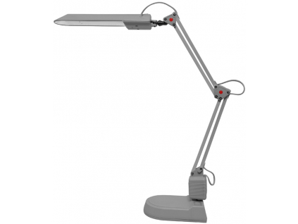 stříbrná LED stolní lampa 8W denní bílá ADEPT