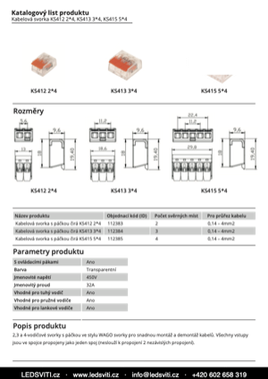 Náhled – technický list