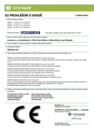 Náhled – technický list