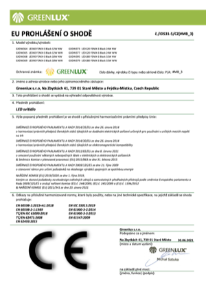 Náhled – technický list