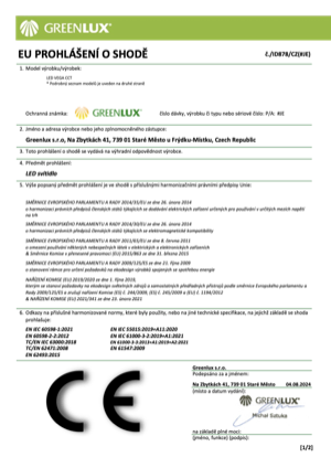 Náhled – technický list