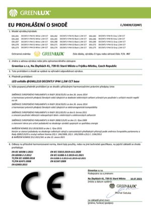 Náhled – technický list