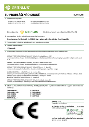 Náhled – technický list