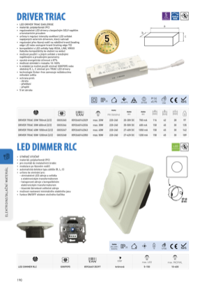 Náhled – technický list