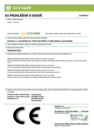 Náhled – technický list