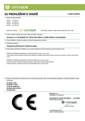 Náhled – technický list