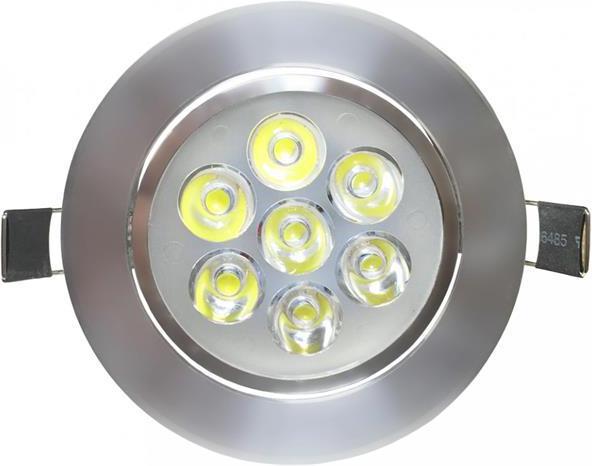 LED Spotlicht 7x 1W Tageslicht