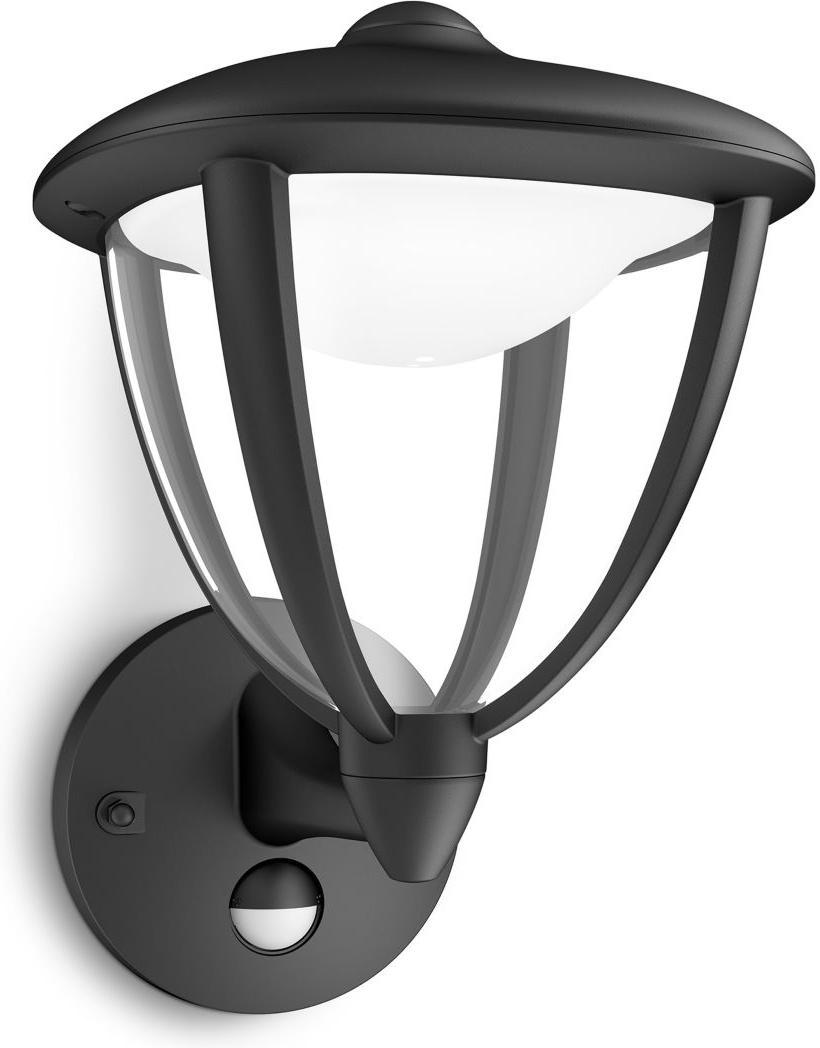 Philips LED Robin Lampe außen Wand schwarz 4,5W 15479/30/16