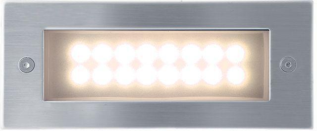 Eingebaute außen LED Lampe 1W 70 x 170mm Warmweiß