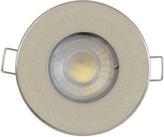 Nickel eingebaute decken LED Lampe 5W Warmweiß IP44 230V