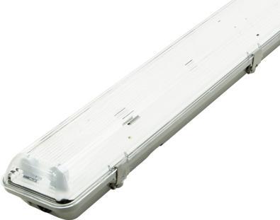 LED staubdicht Körper 2x 120cm (ohne Roehren)
