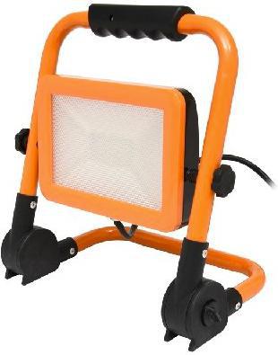 Orangener LED Strahler mit Staender 30W Tageslicht