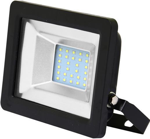 Schwarzer LED Strahler 20W city 5000K Tageslicht