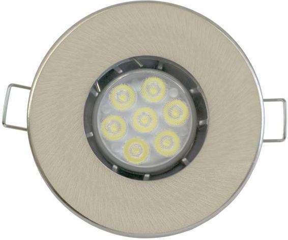 Nickel eingebaute decken LED Lampe 7,5W Tageslicht IP44 230V | GUTE-LEDS.DE