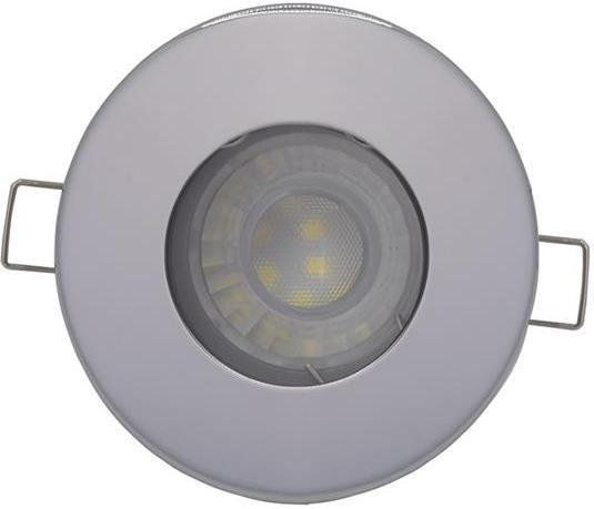 Chrom eingebaute decken LED Lampe 7,5W Tageslicht IP44 230V