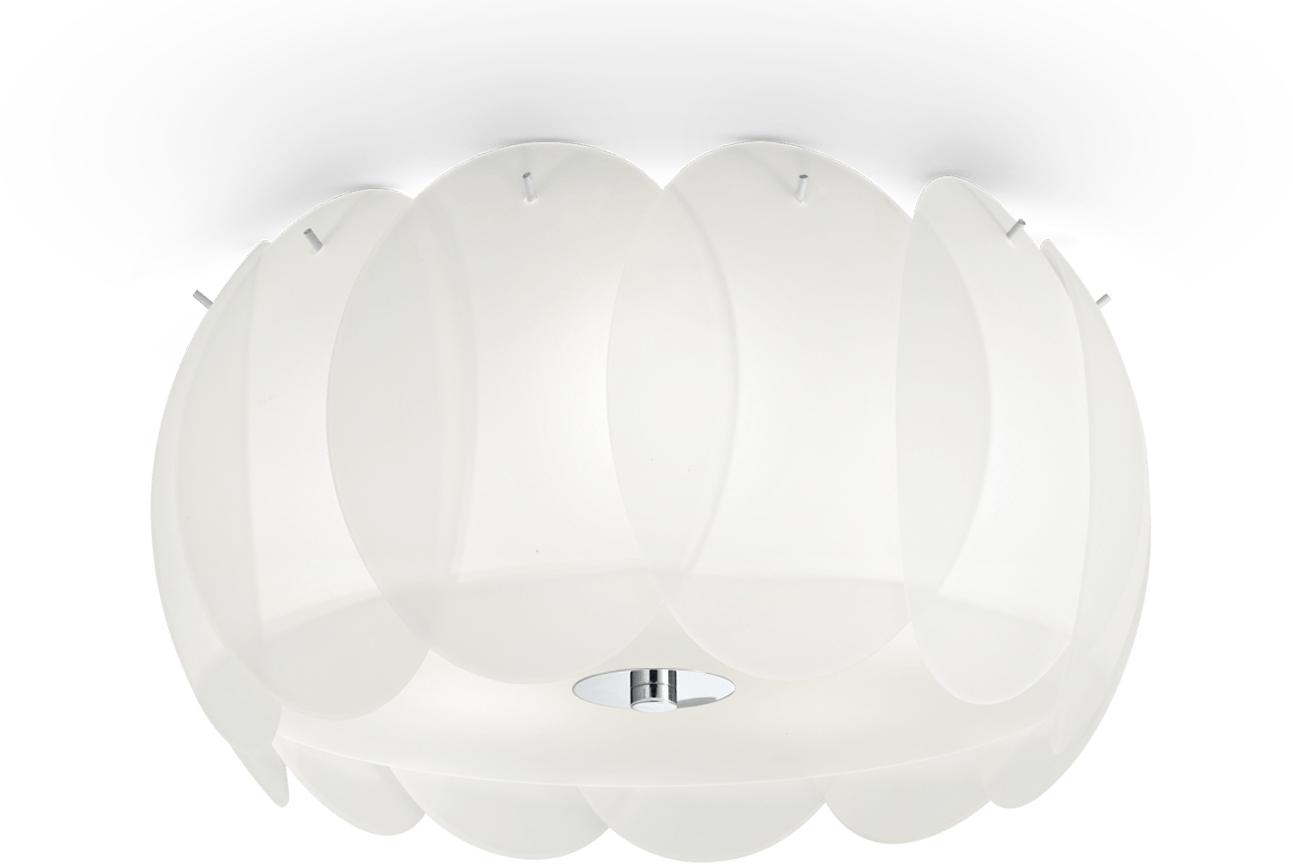 Ideal lux LED Ovalino bianco decken Lampe 5x5W 93963