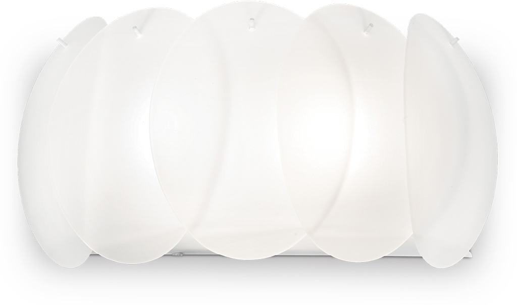 Ideal lux LED Ovalino bianco Lampe 2x5W 38025
