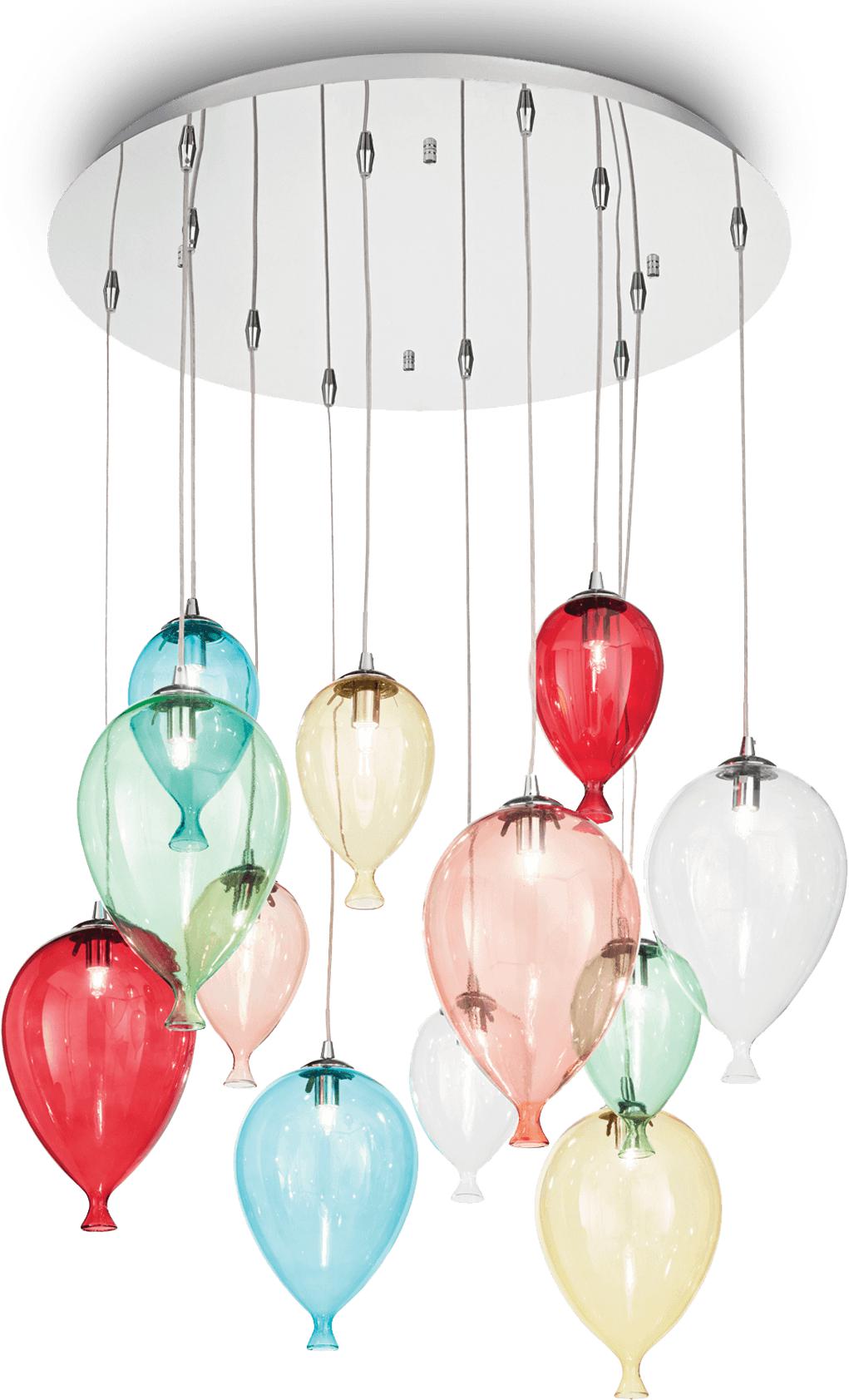 Ideal lux LED Clown color haengende Lampe 2x4,5W 100951