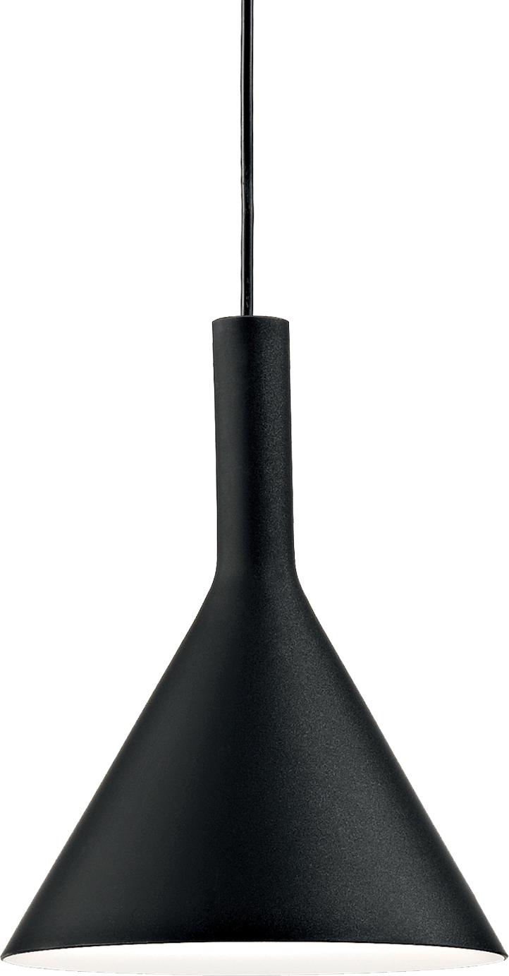 Ideal lux LED Cocktail small nero haengende Lampe 5W 74344