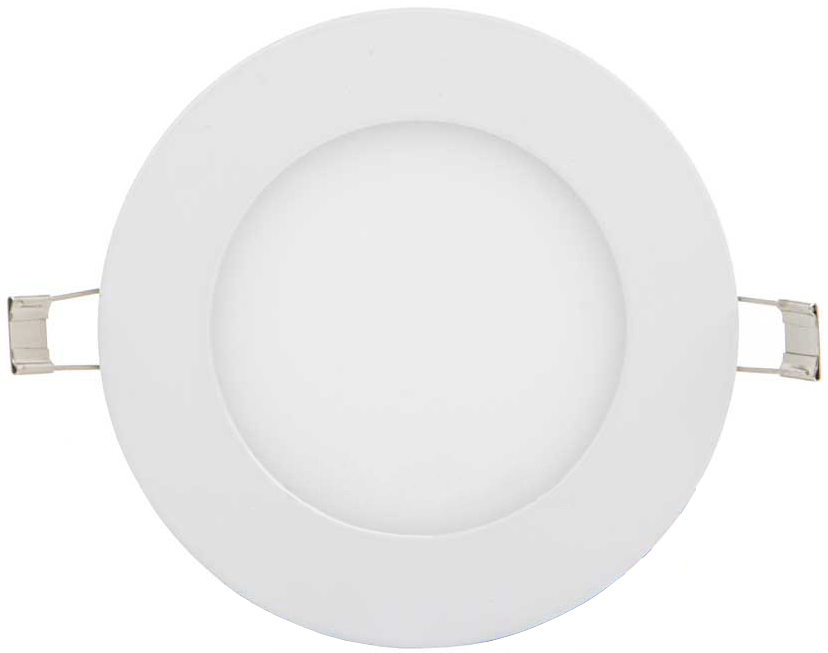 Weisser runder eingebauter LED Panel 120mm 6W Tageslicht
