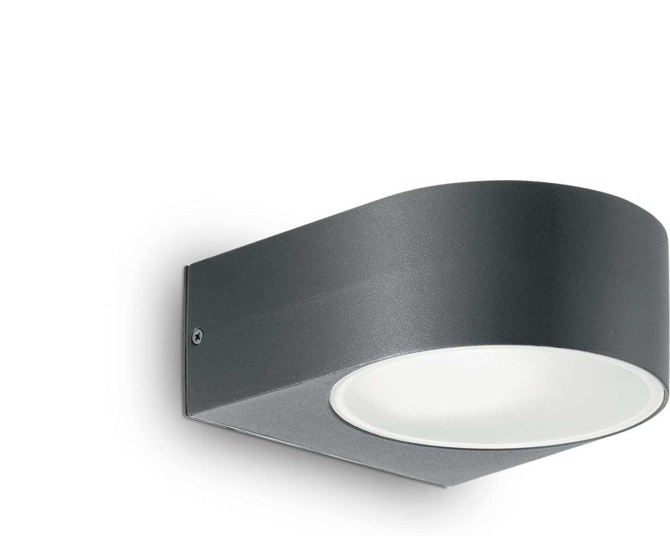 Ideal lux LED Iko anthrazite Wand Lampe 5W 18515