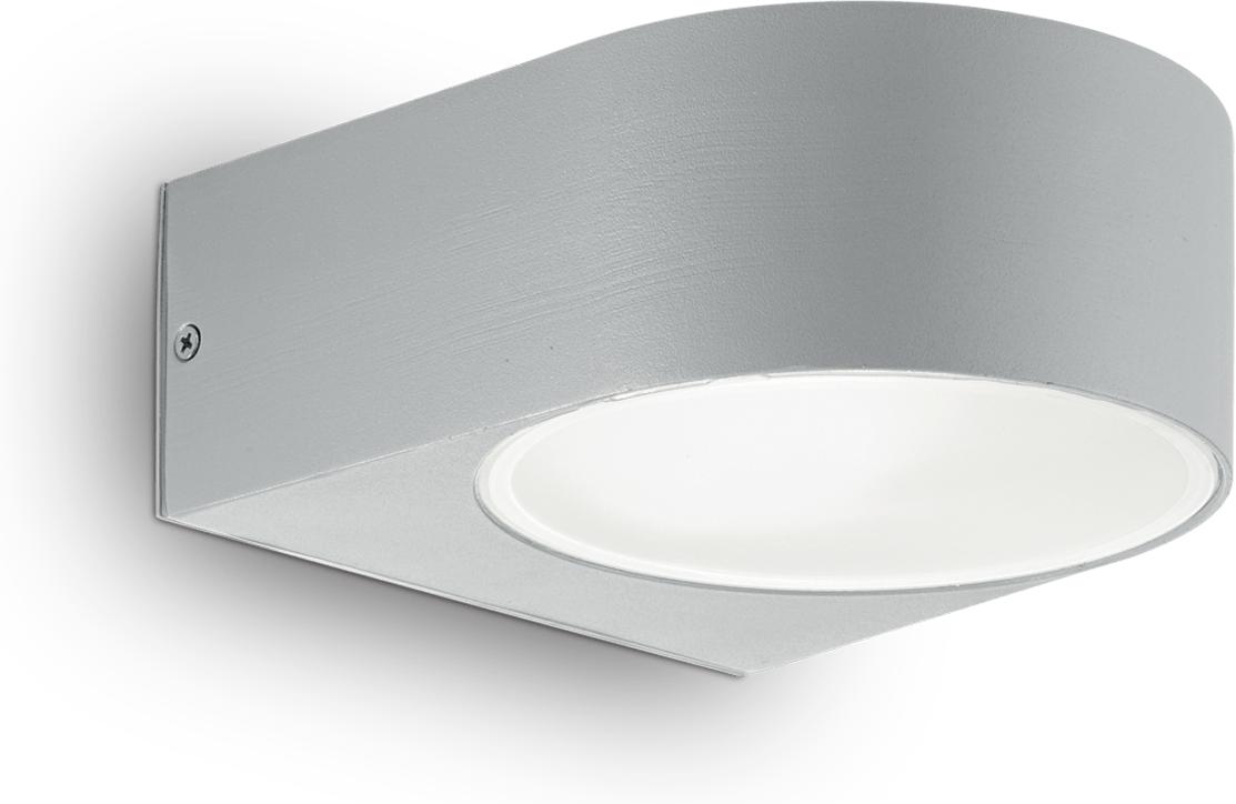 Ideal lux LED Iko grigio Wand Lampe 5W 92218
