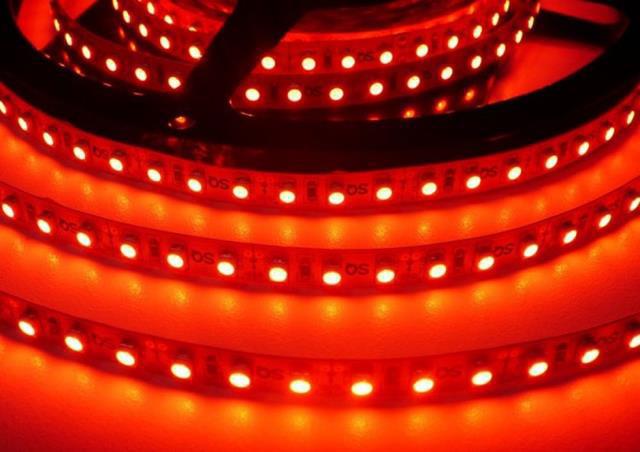 LED Streifen 4,8W/m ohne Schutz rot