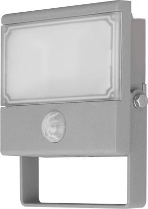 Grauer LED Strahler mit PIR-Sensor 10W Vana Tageslicht