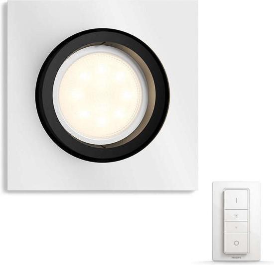 Philips HUE Milliskin LED Einbauleuchte GU10 5,5W 250lm 3000 6000K Aluminium 50421/48/P7