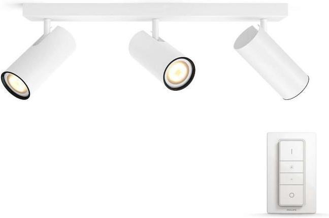 Philips HUE Buratto LED Strahler GU10 3x5,5W 3x250lm 3000 6000K Weiß 50463/31/P7