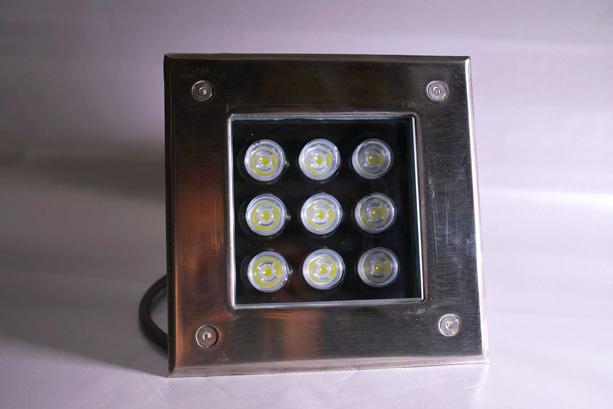 Boden einbaustrahler LED Lampe 9W Kaltweiß