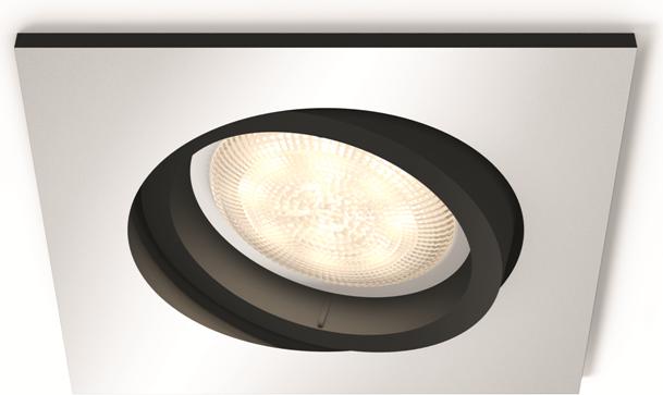 Hue Milliskin SVÍTIDLO PODHLEDOVÉ LED GU10 5,5W 250lm 2200-6500K, hliník