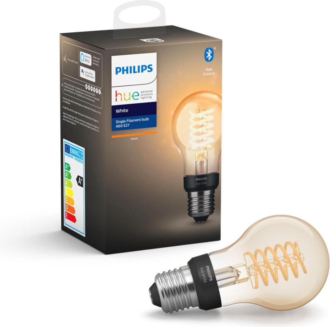 Philips Hue Bluetooth žárovka LED Filament E27 A60 9W 600lm 2200K