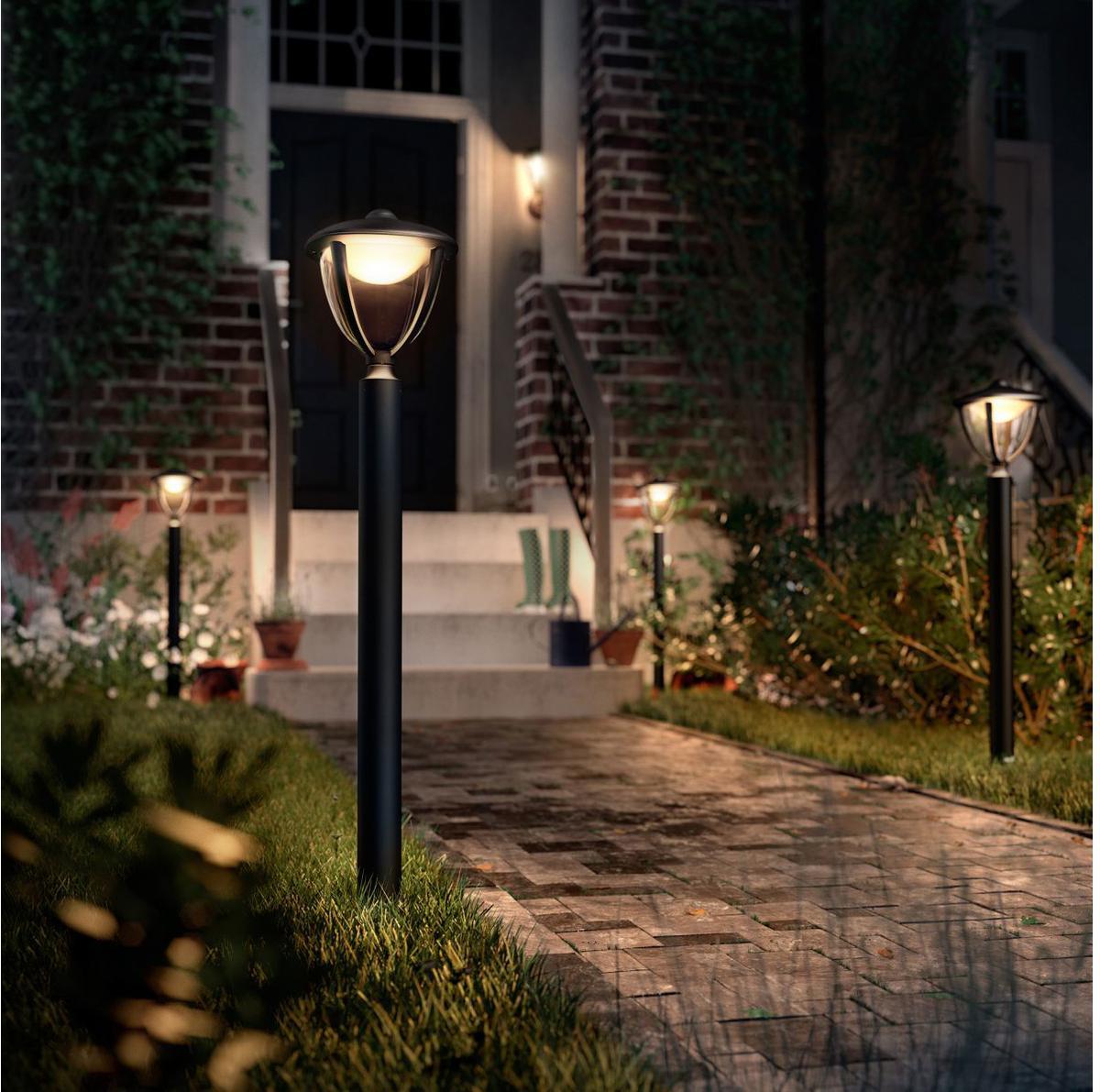 Philips LED Robin vonkajší stĺpik čierna velký 4,5W 15473/30/16