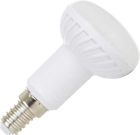 LED žiarovka E14 / R50 6,5W teplá biela