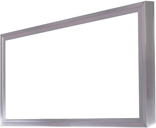Strieborný LED panel s rámčekom RGB 300 x 600 mm 15W