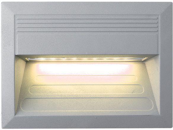 Vstavané vonkajšie LED svietidlo 135 x 180mm teplá biela