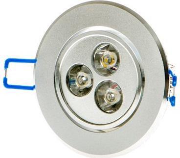 LED bodové svietidlo 3x 1W studená biela