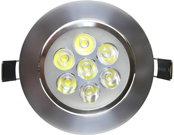 LED bodové svietidlo 7x 1W teplá biela