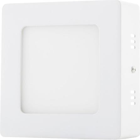 Biely prisadený LED panel 120 x 120mm 6W teplá biela