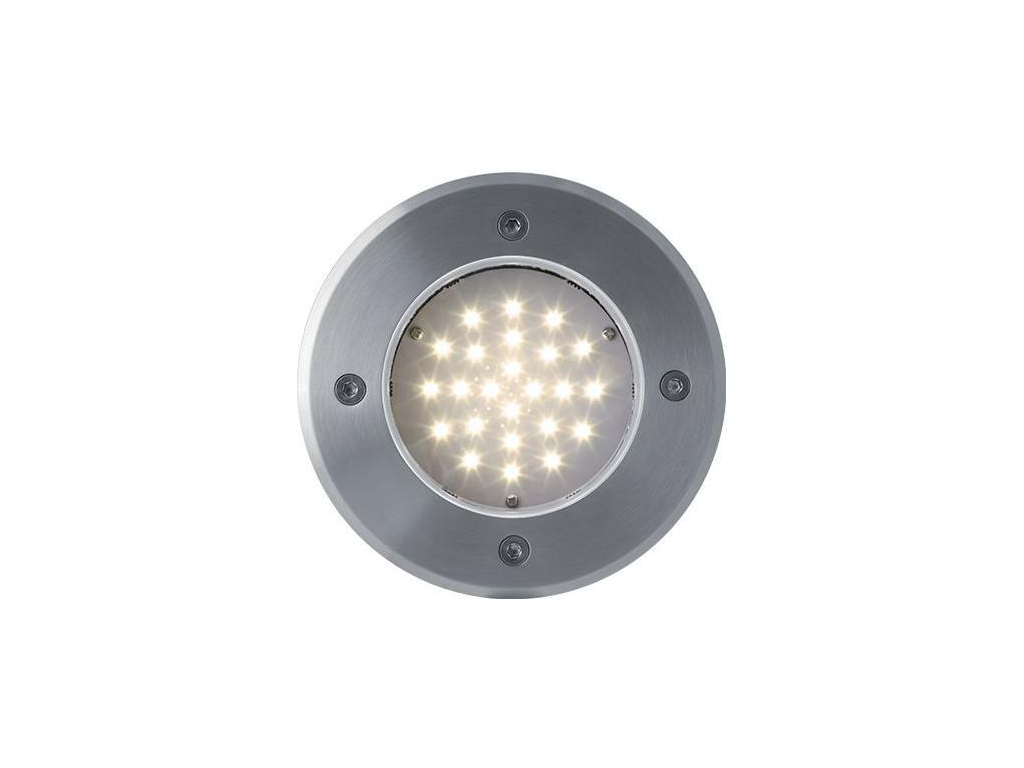 Nájazdové LED svietidlo do zeme 230V 2W 24LED teplá biela