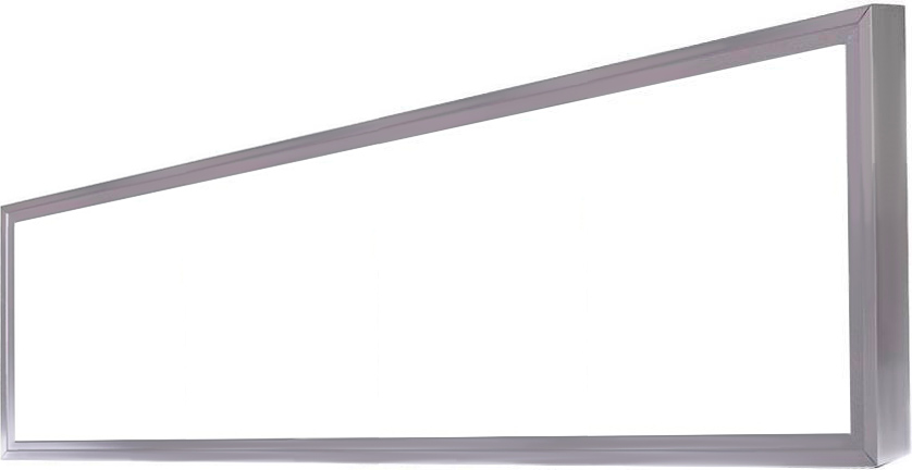 Strieborný LED panel s rámčekom 300 x 1200mm 45W neutrálna biela