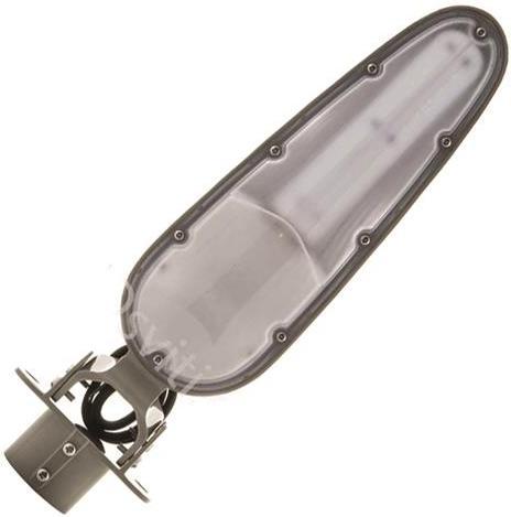 Strieborné LED verejné osvetlenie 20W na výložník neutrálna biela