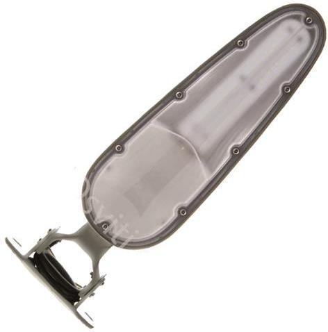 Strieborné LED verejné osvetlenie 10W na stenu teplá biela