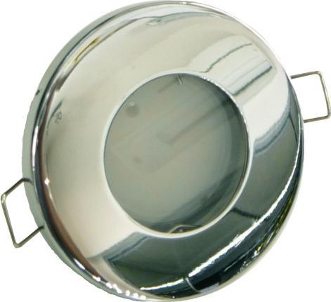 Chrom vstavané podhledové LED svietidlo 5W neutrálna biela IP44 230V