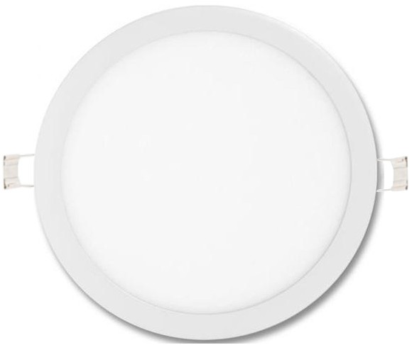 Stmievateľné biely kruhový vstavaný LED panel 600mm 48W neutrálna biela