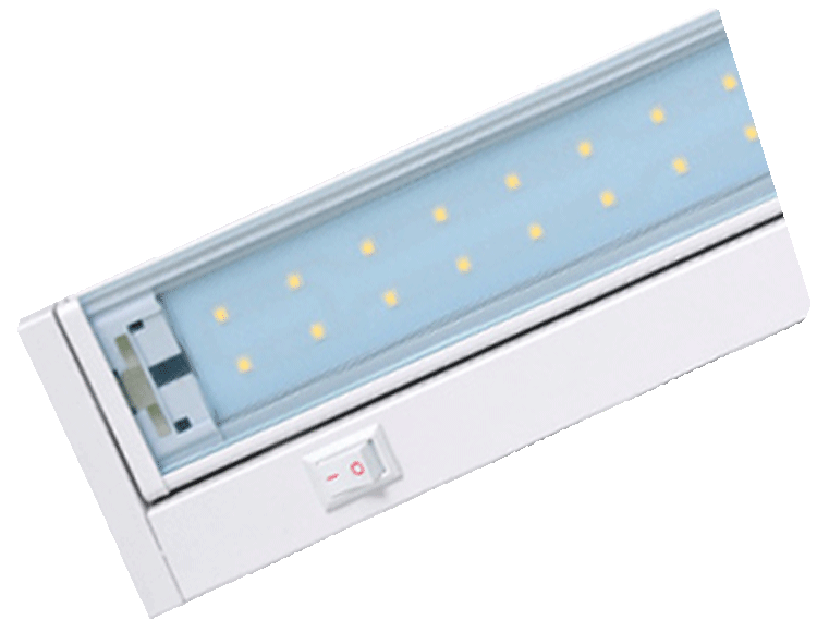 Biele výklopné LED svietidlo pod kuchynskú linku 36cm 5,5W