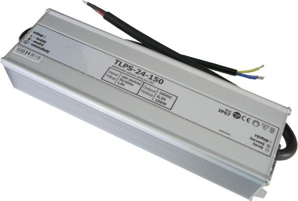 LED zdroj 24V 150W IP67 vodeodolný